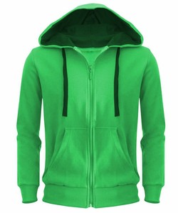 Custom Men Zip Up Hoodie Cotton Fleece Sweatshirt Casual Streetwear <b>Jacket</b> Bulk Apparel Supply - Product Image 3