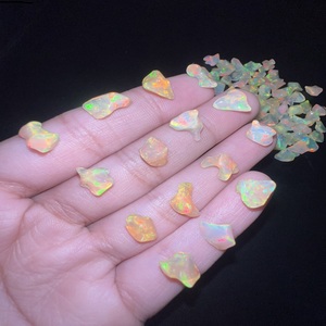 Ópalo Etíope de Alta Calidad, en Bruto, con Gran Intensidad de Color, Gema Natural Multicolor, Tamaños Variados, Lote al por Mayor, Certificado por Terceros, Sin Orificio - Product Image 2