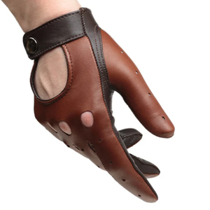 Gants de moto en cuir unisexes à doigts entiers, respirants, chauds pour l'hiver 2025, fabriqués au Pakistan - Product Image 2