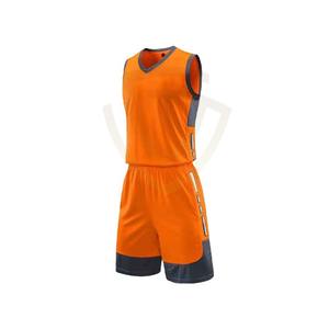 Uniforme de basket-ball de haute qualité 100% polyester, vente directe d'usine, taille adulte, coupe ajustée, ensemble d'uniformes de basket-ball pour hommes - Product Image 2