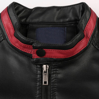 Jaket Kulit Asli Pria Musim Semi, Lapisan Formal Kerah Bulat, Model Slim, Tahan Air, Tahan Angin, Bernapas, Bagian Depan Dapat Disesuaikan
