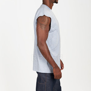 เสื้อยืดแขนกุดคอกลมแขนกุดมีให้เลือกทุกขนาด - Product Image 2