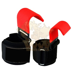 สายรัดข้อมือยกน้ำหนักแบบใหม่ วัสดุ Neoprene ระบายอากาศได้ดี พร้อมตะขอเกี่ยวสำหรับยกน้ำหนัก ช่วยพยุงข้อมือสำหรับการยกน้ำหนัก - Product Image 4