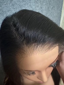 Peluca de Cabello Humano con Encaje Transparente HD, de Alta Calidad, para Uso Diario, Sin Pegamento, Pre-Desplumada, con Línea de Cabello Natural, Disponible para la Venta - Product Image 1