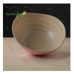 Vente en gros de bols à fruits personnalisés en bambou naturel, écologiques, design classique, pour la décoration de la maison, de la cuisine et des comptoirs au Vietnam - Product Image 1