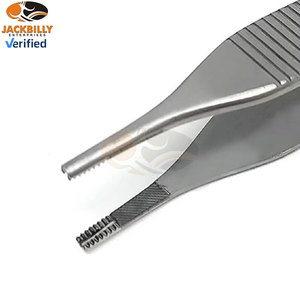 คีมผ่าตัดสแตนเลส JACKBILLY Brown Adson คุณภาพสูง สำหรับการผ่าตัดและห้ามเลือด ใช้ในโรงพยาบาล คู่มือการใช้งาน MOL - Product Image 2