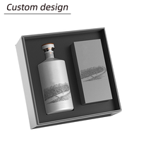 Cajas de Regalo Magnéticas de Cartón Rígido de Doble Puerta de Alta Gama Personalizadas para Bodas, para Whisky y Vino Tinto