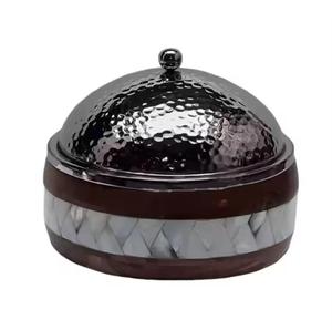 ถาดอุ่นอาหารสแตนเลสหรูหราพร้อมฝาปิด สำหรับบุฟเฟ่ต์ โรงแรม และร้านอาหาร - Product Image 3