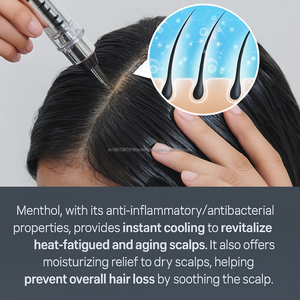 Premium Korean Skincare <b>Collagen</b> Elastin Scalp Booster Serum with Menthol for Hair Volume Care oem - Product Image 5