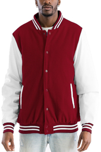 Factory Price Men's <b>Winter</b> High Quality Wool Stand Collar Hooded Windproof Heated Quick Dry Breathable Varsity <b>Jacket</b> Front Logo - Product Image 6