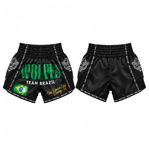 Pantalones Cortos de Muay Thai Ligeros para Uso en Exteriores, Tallas Grandes, con Logotipo Personalizado, Ropa de Artes Marciales Mixtas (MMA) con Servicio OEM, Corte Regular, Venta al Por Mayor - Product Image 1