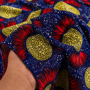 Tela africana estampada al por mayor, tela de algodón Ankara premium, tela con estampado africano para confección de ropa y prendas de moda. - Product Image 6