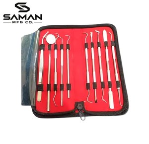 SAMAN MFG CO. Professionelles Zahnhygiene-Set Zahnreinigungsset CE-Zertifiziert Klasse I Mundpflegewerkzeuge Plaqueentferner Manuell - Product Image 1