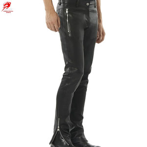 กางเกงหนังผู้ชายทรงสบาย ทนทาน ทันสมัย ใส่สบาย เหมาะสำหรับทุกฤดูกาล - Product Image 1