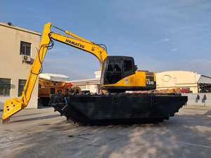 Excavadora Anfibia Usada Caterpillar 320C de 20 Toneladas con Pontón Lateral, Modelos PC80, PC90, PC120-6, PC130, Precio Económico, en Venta - Product Image 2