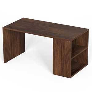 Juego de Mesa de Centro y Bandeja para Té de Diseño Moderno Tayvue en Madera de Arce Marrón para Sofá, Sala de Estar o Recibidor - Product Image 2