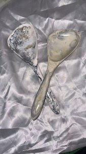 resin salad server marble design server glossy finish serving spoon fork elegant dining tool <b>kitchen</b> <b>decor</b> <b>item</b> time 2 <b>decor</b> - Product Image 5