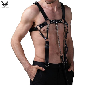 New Arrival Premium Quality Best Supplier Custom Leather <b>Harness</b> Top Adjustable Strap Fashion <b>Harness</b> Top For <b>Men</b> & Women - Product Image 4