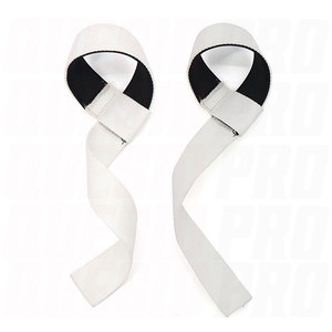Correas de Algodón Personalizables para Levantamiento de Pesas con Acolchado, Soporte de Muñeca Reforzado para Peso Muerto, Powerlifting y Entrenamiento con Pesas - Product Image 1
