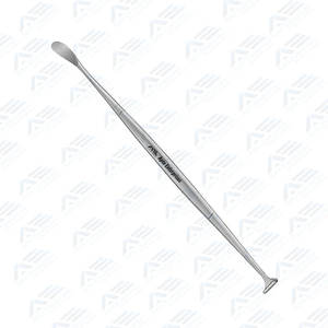 Dissecteur d'amygdale 215 mm (8.12 ") à double extrémité avec instrument médical en acier inoxydable réutilisable non stérile de 6 mm de largeur - Product Image 2