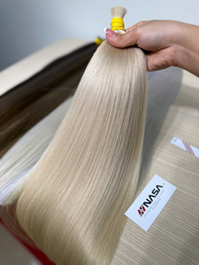 Precio de Fábrica, Cabello Humano Virgen 100% de Alta Calidad, 60cm, Cabello Vietnamita de un Solo Donante, Extensión Super Doble de la Compañía NASA - Product Image 5