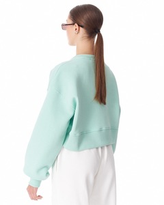 Sudadera corta para mujer, suave, cómoda, ligera, de manga larga, informal, estilo urbano, a la moda - Product Image 1