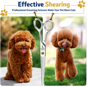 Ciseaux professionnels pour toilettage des animaux, pour couper les poils des animaux, ciseaux de toilettage pour une coupe lisse et facile, professionnels - Product Image 6