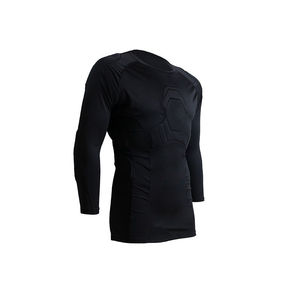 Men Thermal Graphic Print Fleeced Sports Long Sleeves Shirts and Pants Set Compression Workout Set Compression Shirt Men - Product Image 2