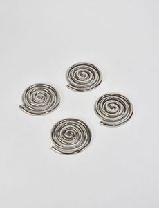 Classic Metal <b>Coasters</b> <b>Set</b> with 5mm Thickness Eco-Friendly Design for Upscale Dining and Elegant Entertaining - Product Image 5