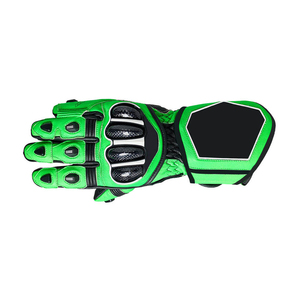 Gants de moto en cuir Sports World pour la course, à doigts entiers, coupe-vent, avec fermeture auto-agrippante, revêtement en polyuréthane, pour usage extérieur en hiver - Product Image 4