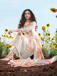 WOMEN S PURE VISCOSE COTTON CHEX KURTA SET'S PAVITRA <b>TOP</b> FABRIC PURE VISCOSE COTTON - Product Image 2