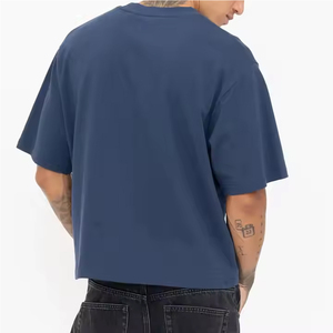 เสื้อยืดโอเวอร์ไซส์ผู้ชายคุณภาพพรีเมียม คุณภาพสูง สกรีนโลโก้ด้านหน้าได้ตามต้องการ ผ้าแคนวาส รักษ์โลก กันยับ ขายส่ง - Product Image 5