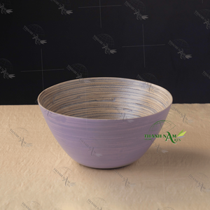 Bols en bambou vietnamiens fabriqués à la main magnifiquement durables et écologiques personnalisés - Product Image 3