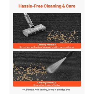 Tapis de porte d'entrée de qualité commerciale 5 x 3 pieds, tapis industriel rayé élégant avec support en PVC robuste pour une utilisation intérieure et extérieure - Product Image 6