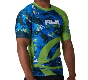 Free Mock up Compression <b>Shirt</b> Jiujitsu Rashguard, Grappling Rashguard, Bjj Rashguard Rash Guard Mma Dropshipping - Product Image 1