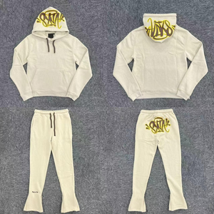 Conjunto Deportivo Unisex con Capucha, Sudadera y Pantalones Largos de Algodón, Estampado de Letras, Ropa Casual de Otoño - Product Image 6