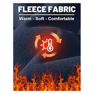 Men's Hooded Softshell <b>Jacket</b> Lightweight Waterproof <b>Fleece</b> <b>Lined</b> Windbreaker Rain <b>Jacket</b> for Winter Outdoor Hiking and Travel - Product Image 4