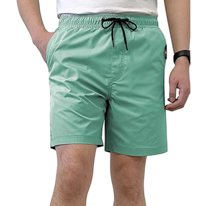 Pantalones Cortos Cortavientos para Hombre, Estilo Urbano, Tejido de Lona, Cintura Elástica, Nailon/Algodón, Impermeables, Ecológicos y Transpirables - Product Image 3