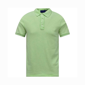 Camisas de Polo de Golf para Hombre 100% Algodón de Alta Calidad, Camisas de Poliéster Personalizadas con Cuello Alto, Patrón Liso, Opción de Bordado OEM en Blanco - Product Image 1