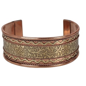 Pulsera Tradicional Jai Shri Ram de Madera Magnética Pulida para Hombre y Mujer |   Brazalete Abierto Ajustable Grabado - Product Image 6