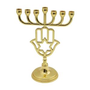 Candelabro de Metal de 7 Brazos, Portavelas Decorativo para Centro de Mesa, para Hogar, Bodas, Mesa de Comedor - Product Image 6