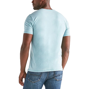 <b>100</b>% Cotton Plain T-Shirt for Men Custom Label Knitted Fabric with <b>Polyester</b> 200gsm <b>Yarn</b> Custom Cotton - Product Image 3