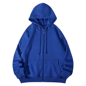 Sudadera con capucha y cremallera para hombre, estilo casual de otoño, de felpa francesa, con estampado de purpurina personalizado, corte regular, talla grande - Product Image 6