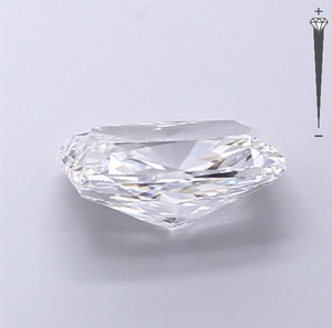 Diamant synthétique certifié IGI 2,13 CT, taille coussin allongée, couleur D, clarté IF, cultivé en laboratoire CVD LG 713542508 ROYAL GEMS SUPER Jewelry - Product Image 2