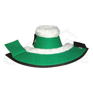 Anillo de sujeción para caballo personalizable, verde, de neopreno transpirable, para exteriores, con forro de piel blanca, logotipo personalizado, tamaño completo, al por mayor, set de cuidado para pezuñas de caballo - Product Image 1