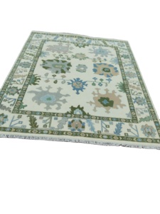 Top Selling Persian Oushak Wool Carpet Set Hand Knotted 3x5 Area Rugs High Quality Cotton for Living Room Home Prayer Floor - Product Image 5