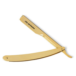 Navaja de Barbero al por Mayor Golden Knight, Resistente al Óxido, Acero Inoxidable de Grado Quirúrgico, Acabado Duradero - Product Image 1