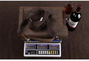 Maletín de Cuero Genuino Crazy Horse de Grano Completo para Hombre, Maletín para Portátil de 15 Pulgadas, Maletín de Cuero para Oficina, Modelo LLB-0353 - Product Image 5