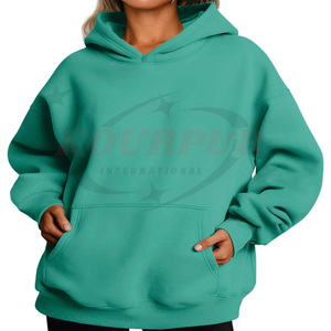 Nueva Sudadera con Capucha para Mujer, 100% Algodón, Diseño con Bolsillo Frontal, Impermeable, Transpirable, Cálida y Cómoda, para Invierno - Product Image 3