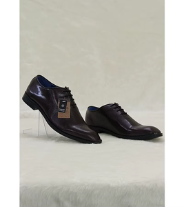 Chaussures habillées élégantes pour hommes en cuir véritable à bout pointu, confortables, imperméables et à lacets, pour affaires - Product Image 6